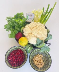 Cauliflower Pomegranate Salad